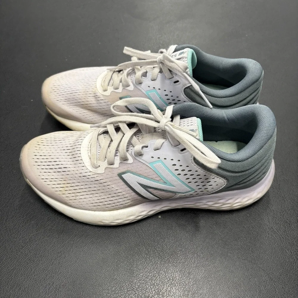 New Balance Womens 520v7 Running Shoes Size‎ 8 White Purple